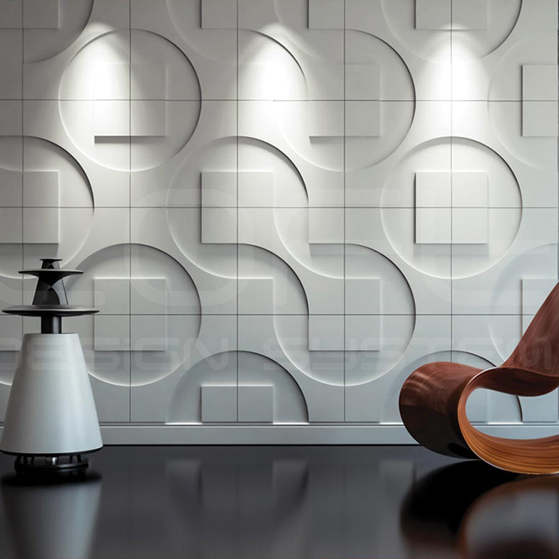 Pared 3D Wandpaneele Tapete Wandbeschichtungen für Heimdekoration Innenpaneel De Pvc Moderne geometrische Villa