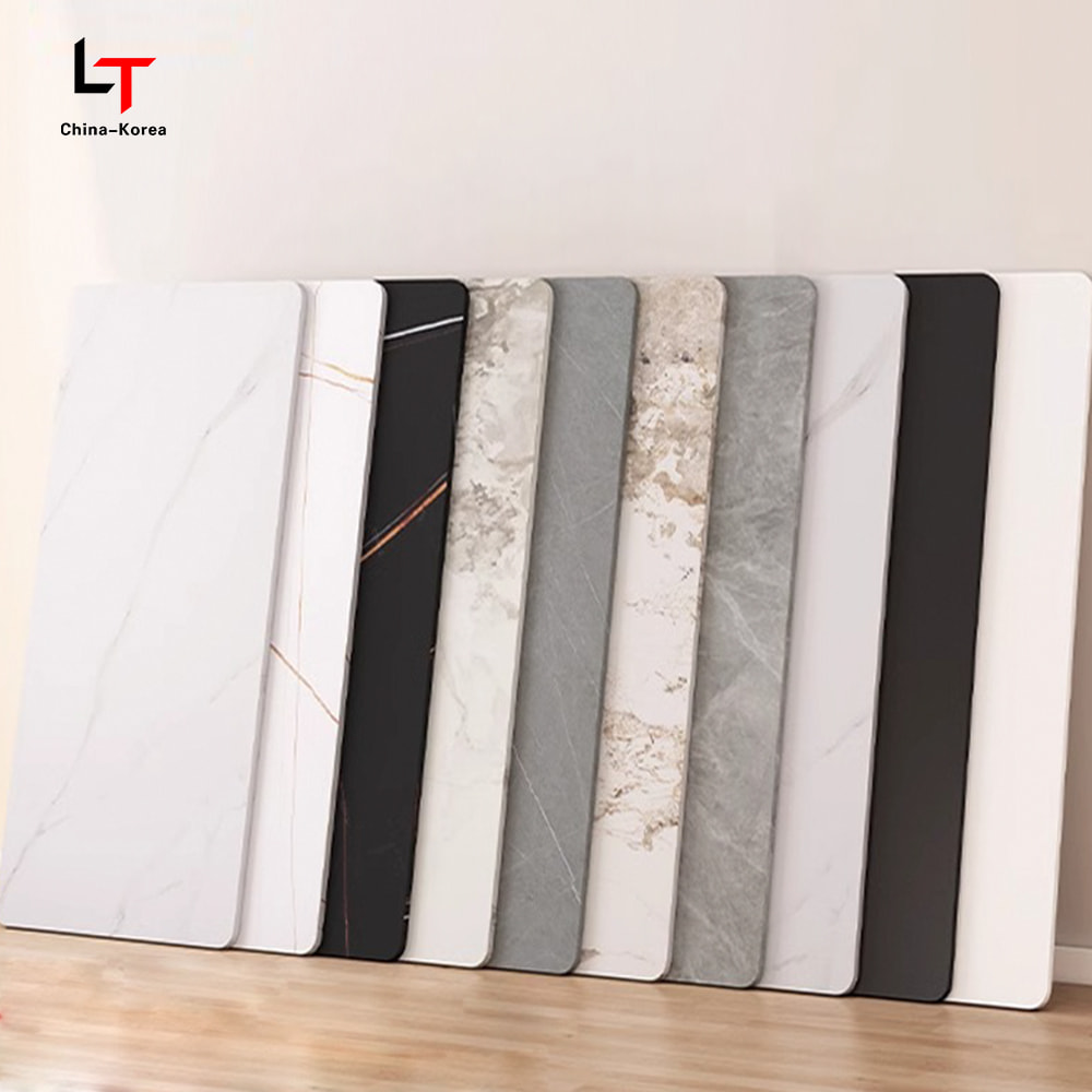 1220×2440mm PVC-Kohlenstoffkristallplatte, wasserdichte, feuerfeste, dekorative Wandverkleidung für den Innen- und Außenbereich mit UV-Beschichtung