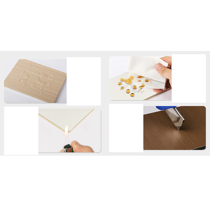 Leichte PVC-Kohlenstoffkristallplatte mit hoher Dichte, kratzfest, 5–8 mm dick, für gewerbliche Hotel-Badezimmerdekoration, feuerfeste, langlebige Wandpaneel der Güteklasse B1