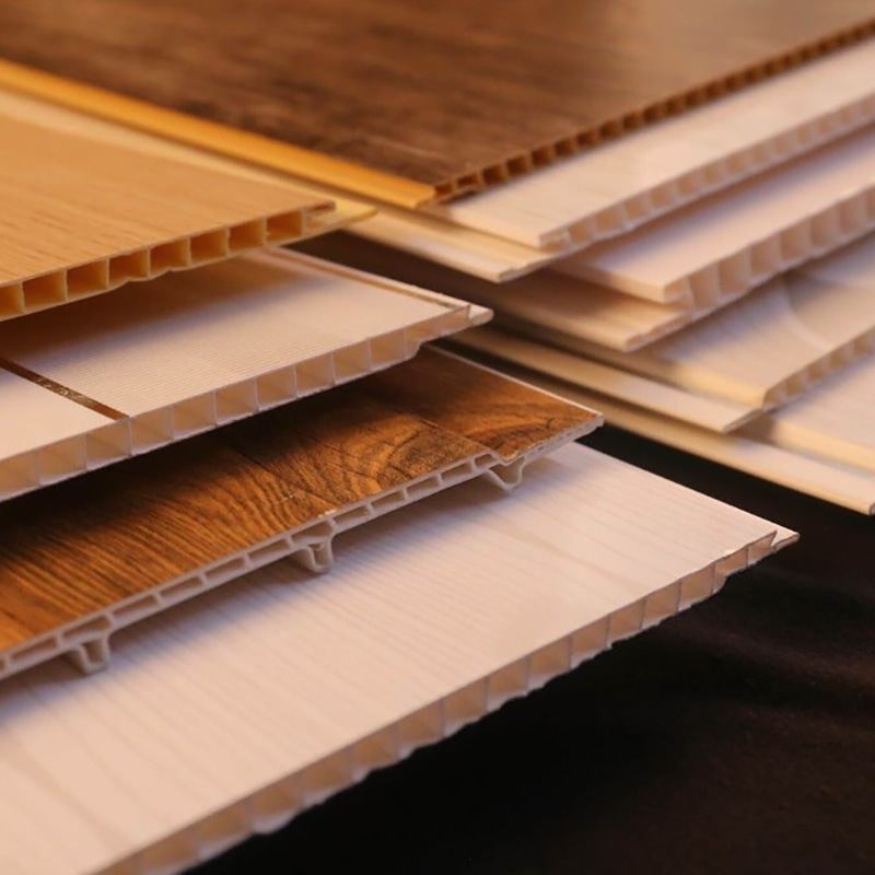 Umweltfreundliches integriertes Wandpaneel aus Bambusholzfaser, 600 x 9 mm, PVC, WPC, langlebig, vielseitig, modernes Innendesign, einfache Installation