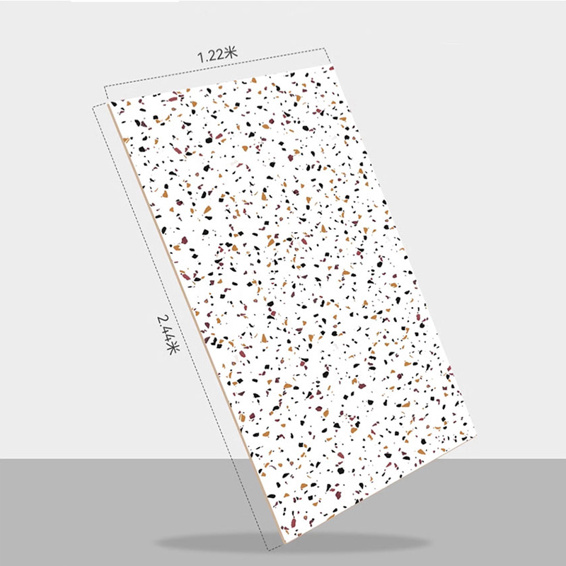 1220 mm × 2440 mm flexibles PVC-Kunststoff-Alternative-Marmor-SPC-Wandpaneel und Brett aus künstlichem Marmorimitat, UV-beschichtete PVC-Marmorplatte