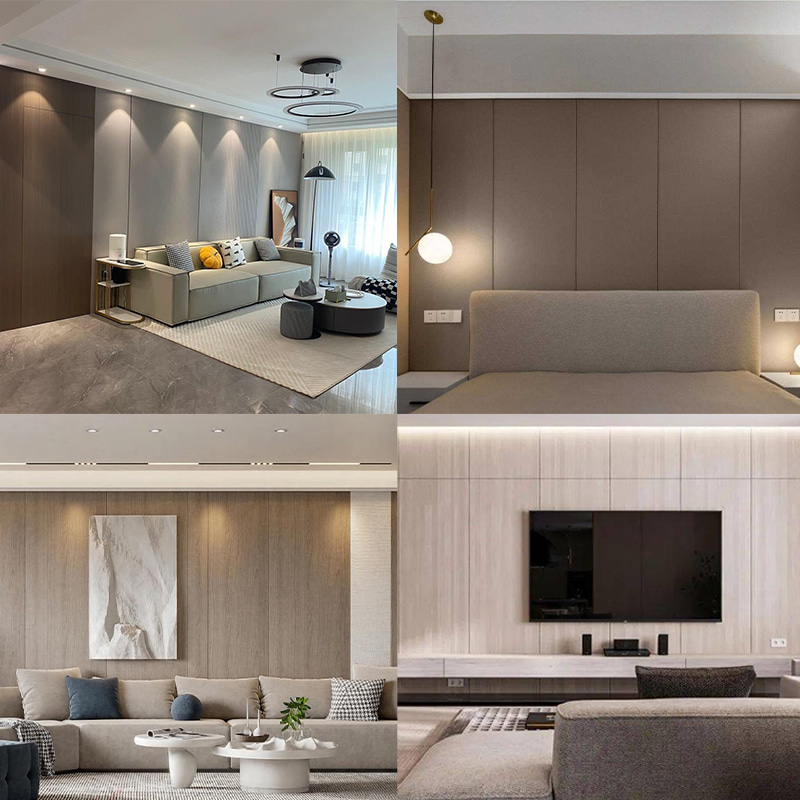 1220 × 2440 mm, umweltfreundliche PVC-Holzfurniermaserung, dekorative Wandpaneele für Innenwandverkleidungen, wasserdicht, kratzfest, einfach zu installieren