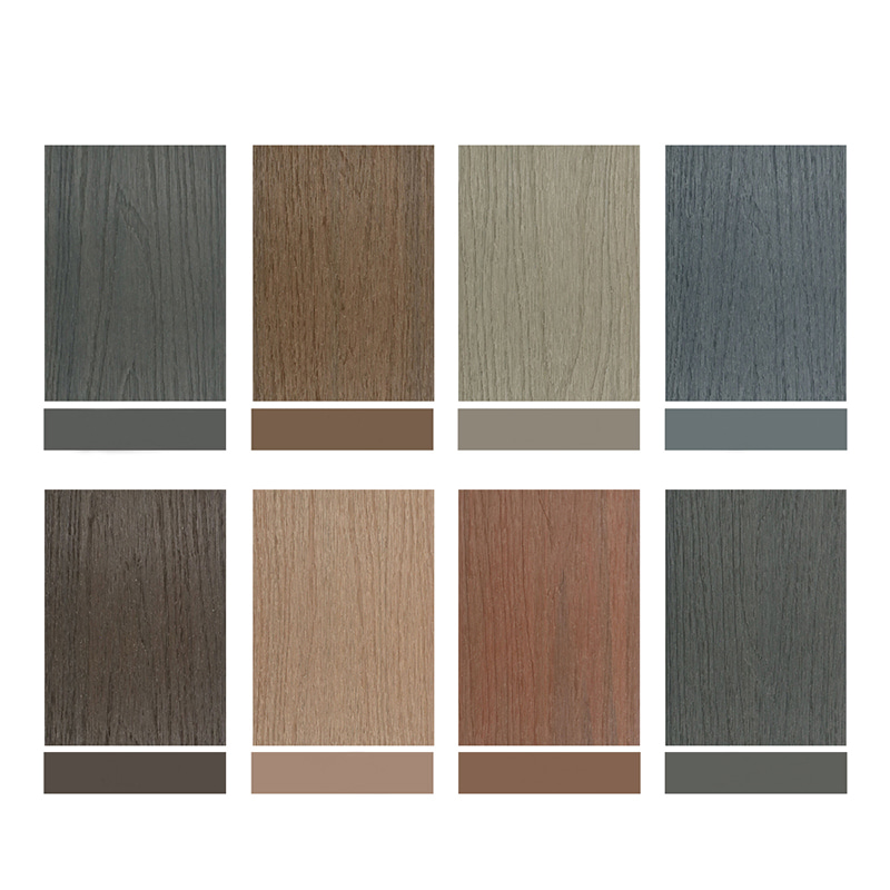 Holz-Kunststoff-Verbundwerkstoff-WPC-Zaun, Hausgarten-Innenhof-Zaunplatten, besser als Vinyl-PVC-Zaun, wasserdichter Sichtschutz für den Außenbereich, HDPE