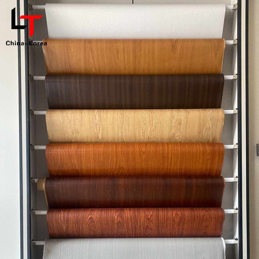 3D 5D Druck Laminierung Wärmeübertragung Film PVC Möbel Dekoration Film Vakuum Presse Folie für Tür Wand Panel WPC UV Board