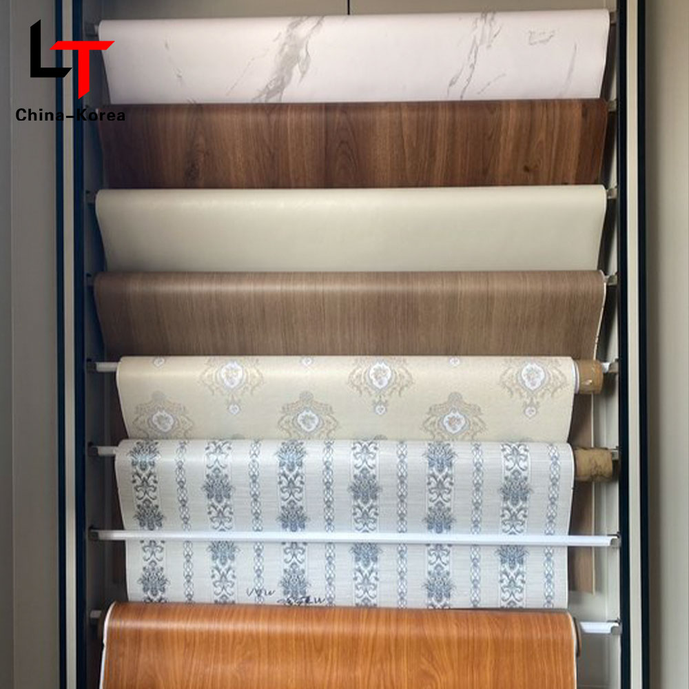 3D 5D Druck Laminierung Wärmeübertragung Film PVC Möbel Dekoration Film Vakuum Presse Folie für Tür Wand Panel WPC UV Board