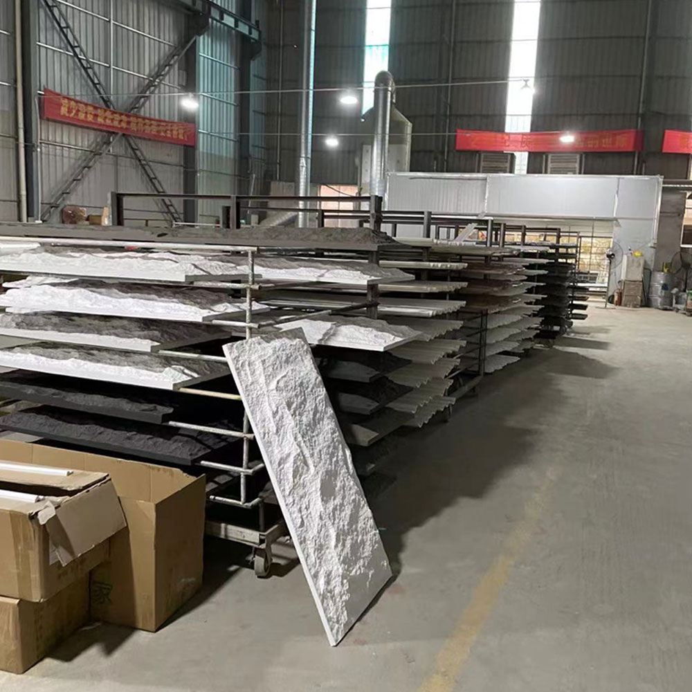 60*30cm dekoratives Furnier-Blatt-Dekor-Faux-Polyurethan-Pu-Stein-Wandpaneel-künstliches Stonee für Haus