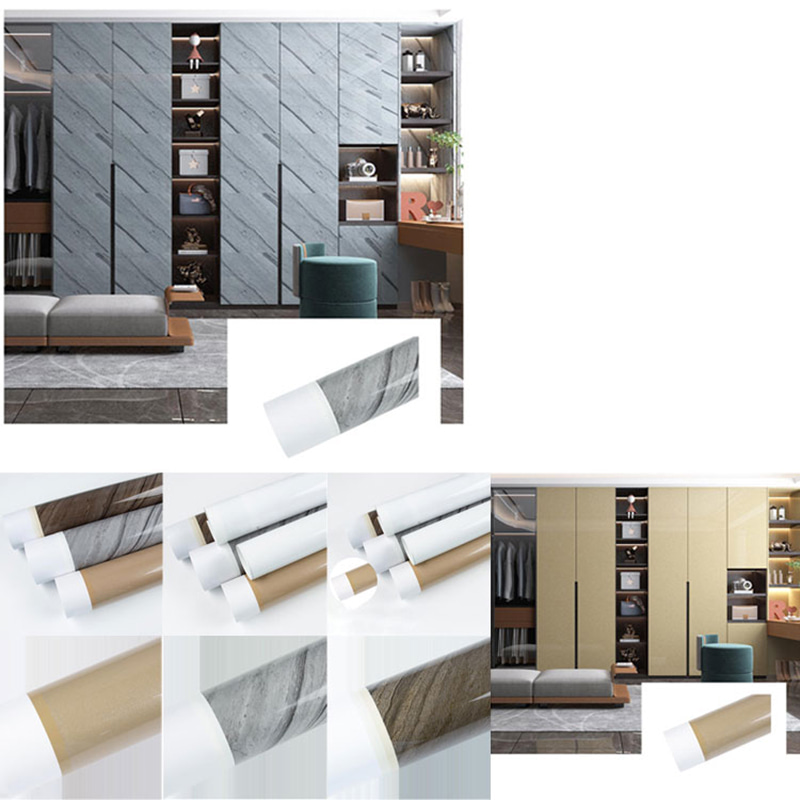 Goldene Heißpräge-Marmor-Wärmeübertragungsfolie PVC-Möbeldekorfolie Vakuumpressfolie für Tür für Wandpaneel WPC UV-Platte