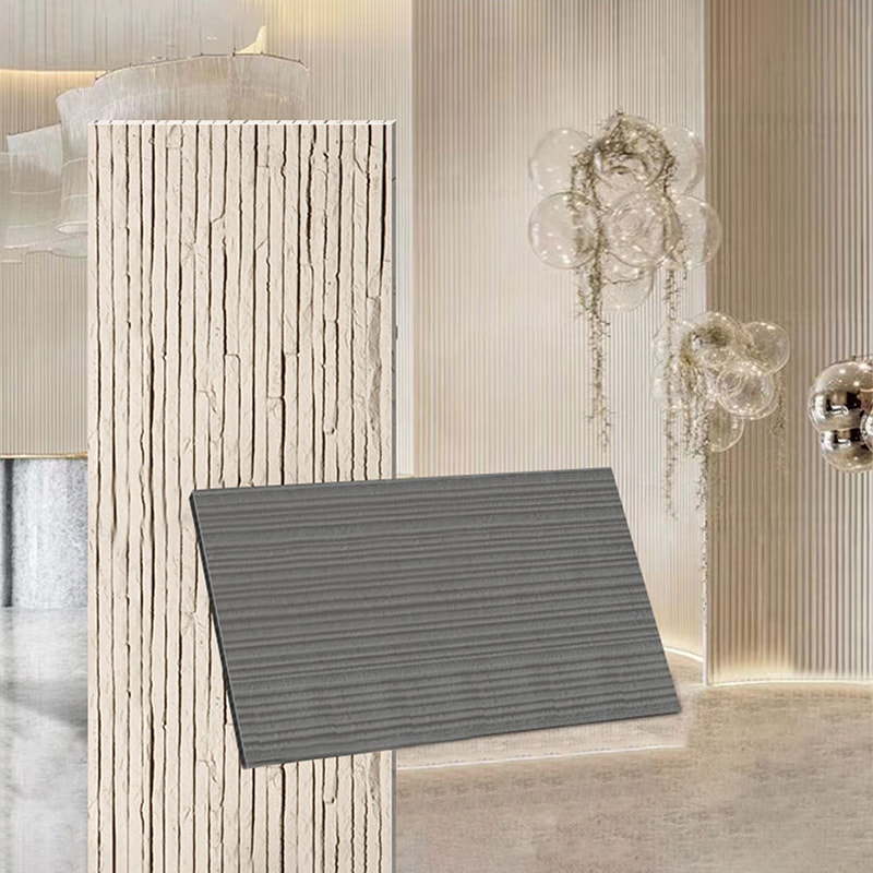 Modernes Design, feuerfeste, leichte Wandpaneele, neues Material, weiche Steinverkleidung, flexible MCM-Fliesen, lineare Steinwandverkleidung