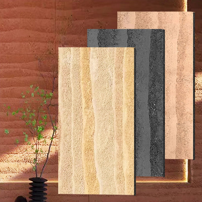 Modernes Design, feuerfeste, leichte Wandpaneele, neues Material, weiche Steinverkleidung, flexible MCM-Fliesen, lineare Steinwandverkleidung