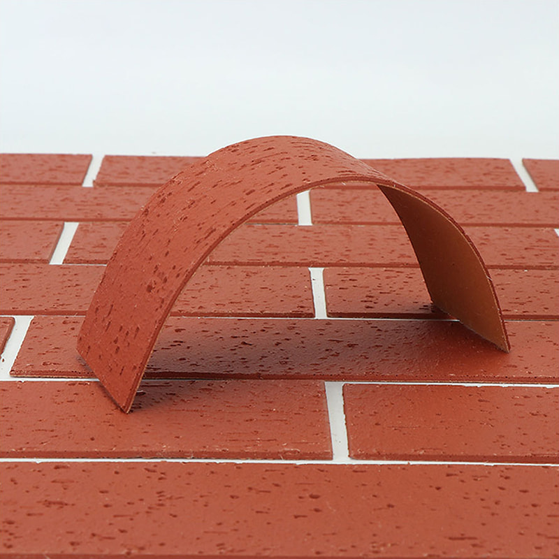 Modernes Design, feuerfeste, leichte Wandpaneele, neues Material, weiche Steinverkleidung, flexible MCM-Fliesen, lineare Steinwandverkleidung