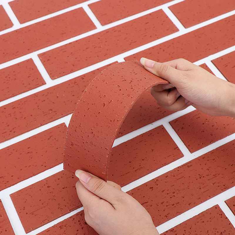 Modernes Design, feuerfeste, leichte Wandpaneele, neues Material, weiche Steinverkleidung, flexible MCM-Fliesen, lineare Steinwandverkleidung